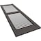 Ekena Millwork Lifetime Vinyl, TailorMade Cathedral Top Center Mullion, Open Louver, Shutter Loks, LL1C14X04400TG, PR LL1C14X04400TG - alternate 6